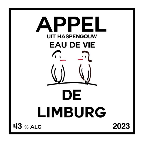 eau de vie van appel uit Haspengouw Limburg